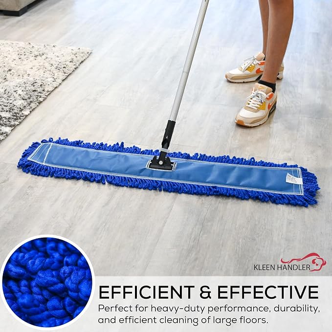 KLEEN HANDLER 6 Pack of 18 Inch Microfiber Dust Mop, Large Washable Commercial - Image 7