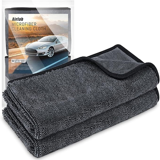 Airlab Microfiber Towels for Cars Wash Drying Super Absorbent Cleaning Cloth by AirlabStudio