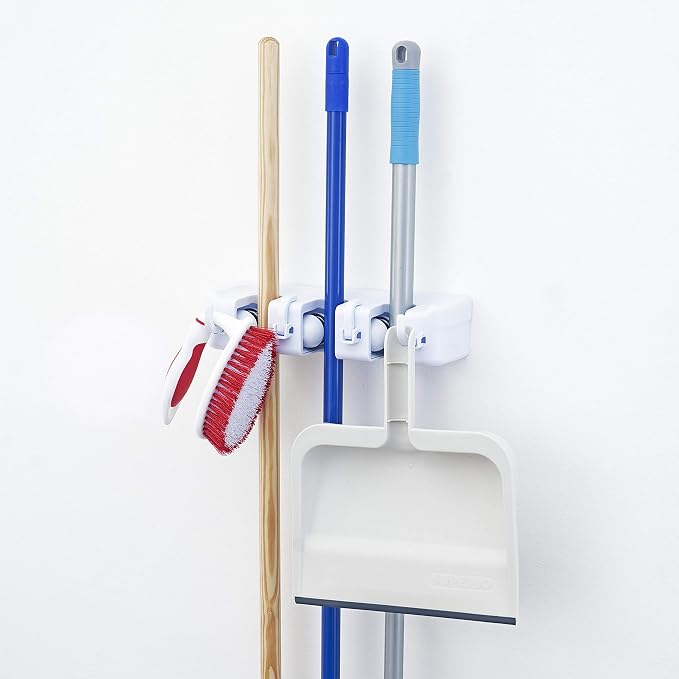 Superio Mop & Broom organizer 3-Slots - Image 2