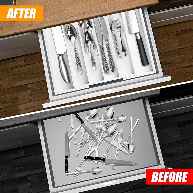 Kitchen Silverware Drawer Organizer and Storage Utensilios De Cocina Modernos - Image 2