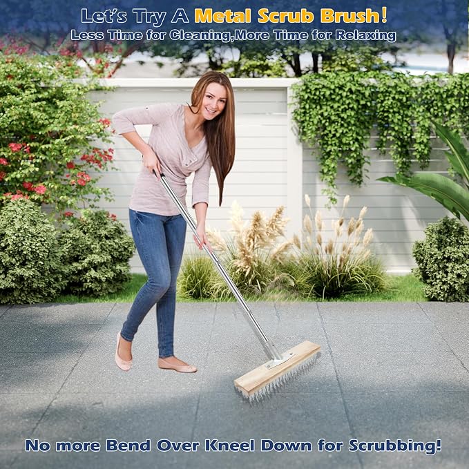 Floor Scrub Brush, Deck Brushes - Image 7