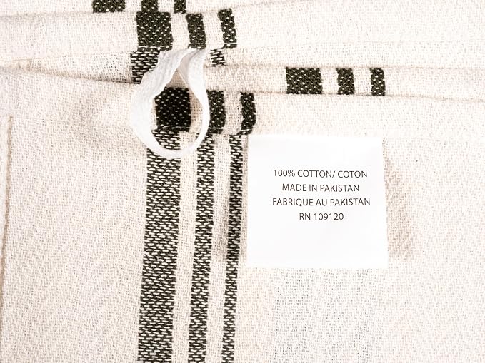 KAF Home Assorted Flat Kitchen Towels | 100% Cotton - Image 4