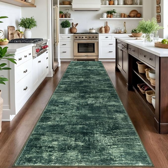 IOHOUZE Abstract Runner Rug 3x14 Ft Washable Runners - Image 2