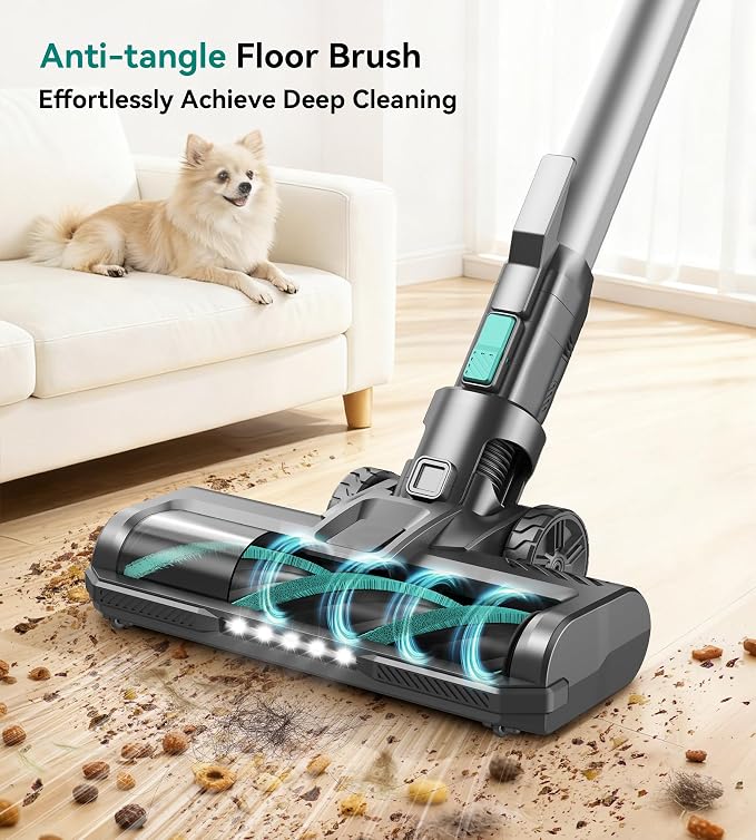 S10K Cordless Vacuum Cleaner, 55Kpa 60mins Lightweight Stick Vacuum - Image 3