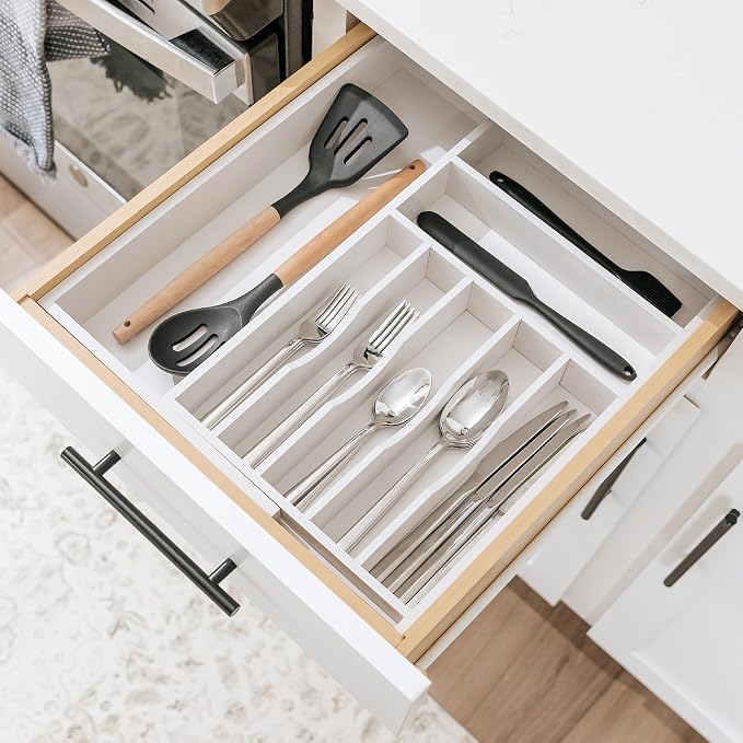 KitchenEdge Premium Silverware, Flatware and Utensil Organizer - Image 6