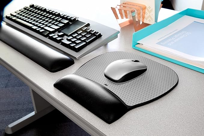 Keyboard Wrist Rest Gel Black Leatherette Kp200le - Image 8