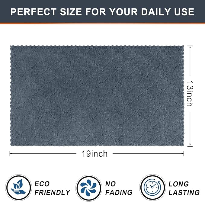 Homaxy 12 Pack Dish Towels for Kitchen, Super Soft and Absorbent Coral Velvet - Image 5