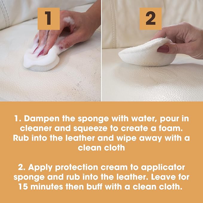 Furniture Clinic Large Leather Care Kit | Leather Cleaner + Conditioning - Image 5