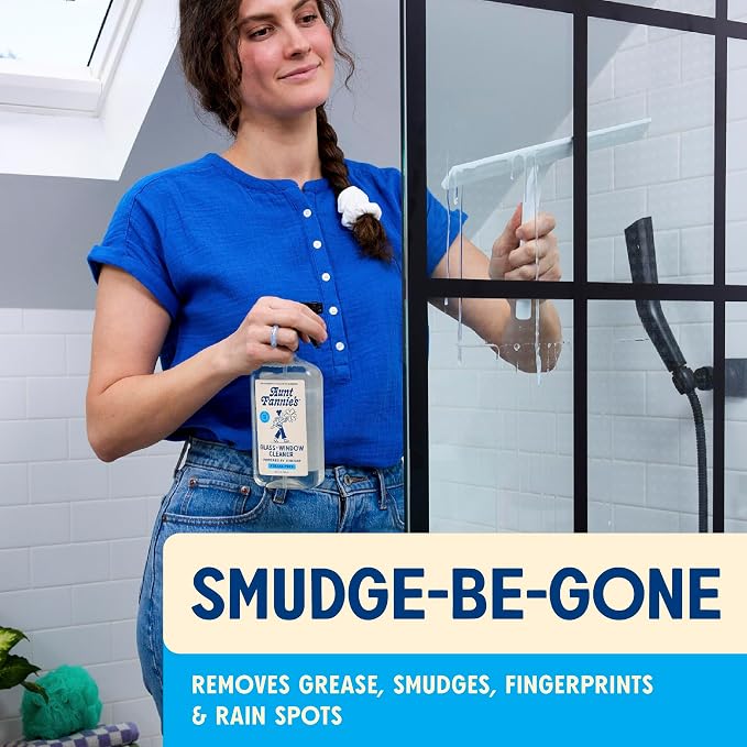 Aunt Fannie's Glass & Window Cleaning Vinegar Spray, Natural Streak-Free Spray - Image 6