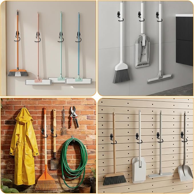 15 Pack Broom Holder Wall Mount - Image 7