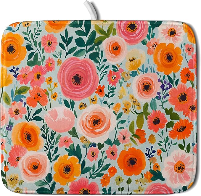 Spiral Flower Dish Drying Pad by Giwawa