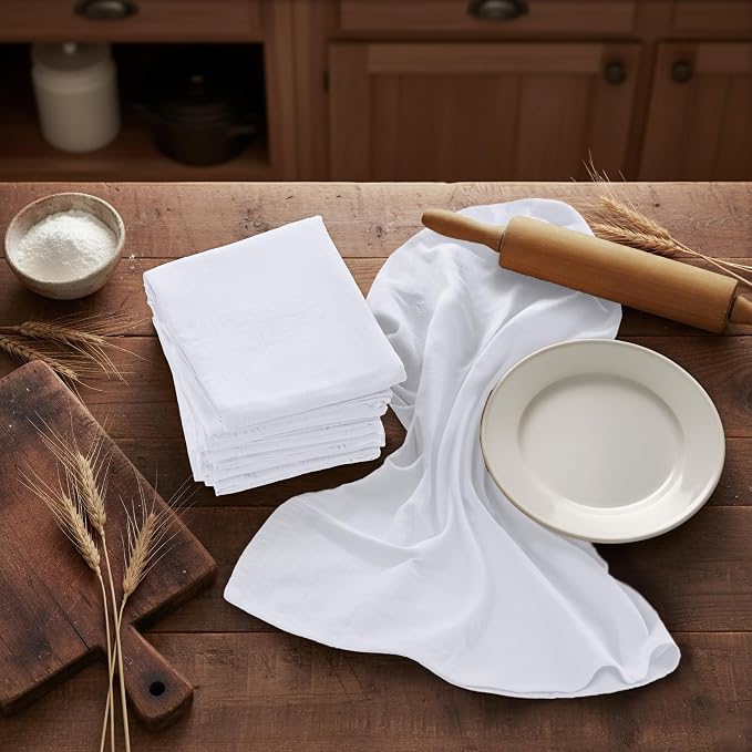 Utopia Kitchen White Flour Sack Towels 100% Cotton Tea Towels - Image 6