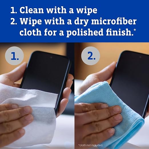 CloroxPro Clorox Screen+ Sanitizing Wipes, Bleach Free Cleaning Wipes, Citrus - Image 4