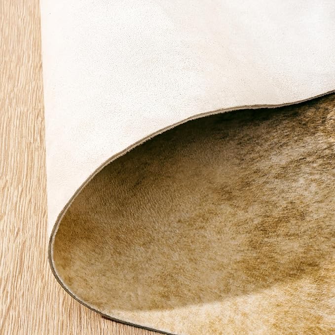 Amearea Faux Cow Hide Rug Large, Premium Western Home Decor Cow Print Rugs - Image 5