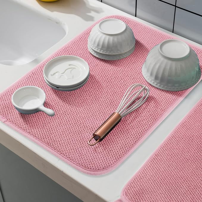 Microfiber Dish Drying Mat, Super Absorbent Kitchen Dish Drying Pad - Image 5