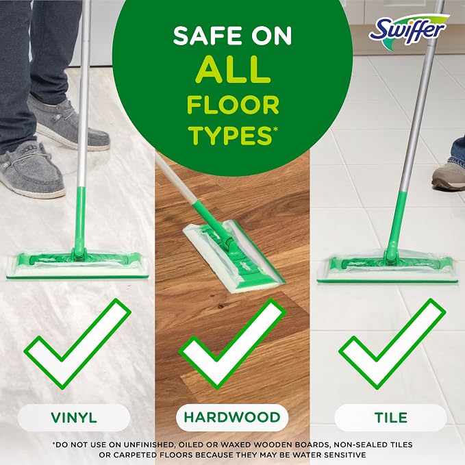 Swiffer Sweeper Wet Mopping Cloth Multi Surface Refills, Mops - Image 3
