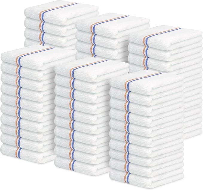 Avalon Towels Terry Bar Mop Towels Size 16"x19" – Absorbent and Durable by AvalonTowels