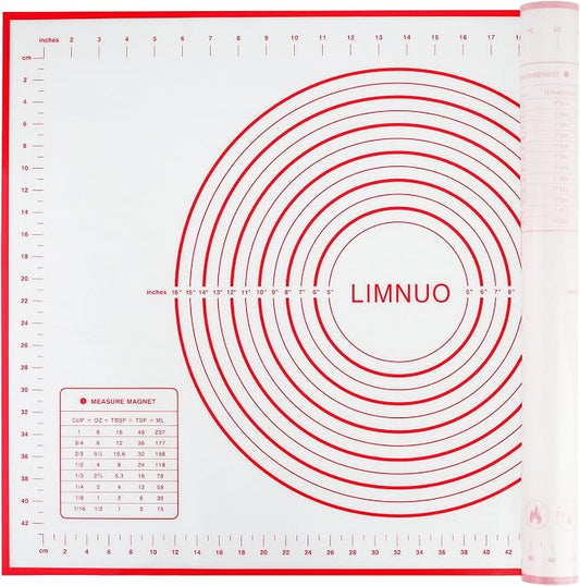 Silicone Baking Mat，Non Stick Rolling Dough by LIMNUO