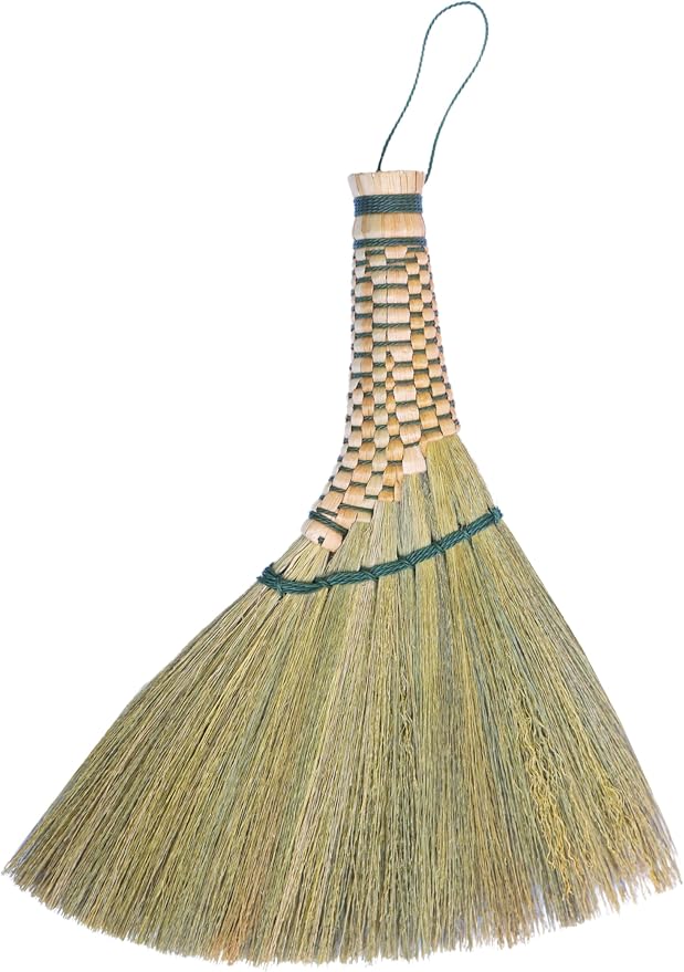 Small Whisk Broom9.5 Handheld Brush Whisks Away Dust, Dirt & Debris Brush Hanger by AWBROOMS