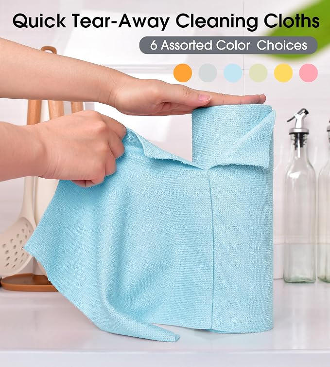 KitchLife Microfiber Cleaning Cloth Roll - Image 5