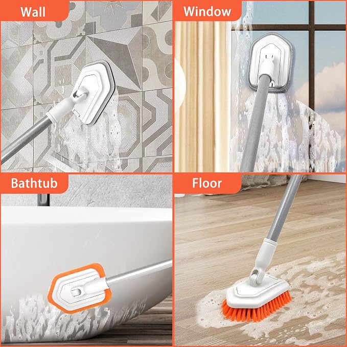 JEHONN 4-in-1 Tile Tub Scrubber - Image 5