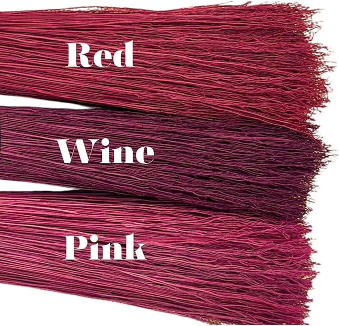 Broomcorn 16" 1/2 lb Bundles, Rainbow Broom Corn, Straw Broomcorn by Unknown