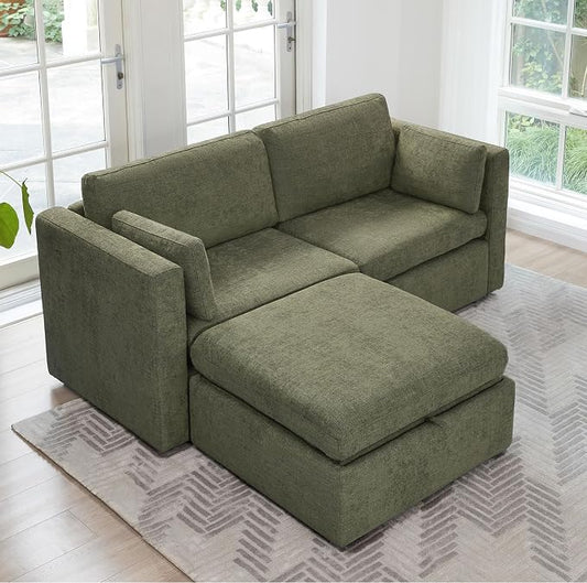 CHITA Modular Sectional Sofa, FSC Certified L Shaped Couch by CHITALIVING