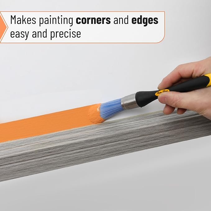 Bates- Trim Paint Brush, 0.75 Inch, Synthetic Bristles, Trim Brushes - Image 4
