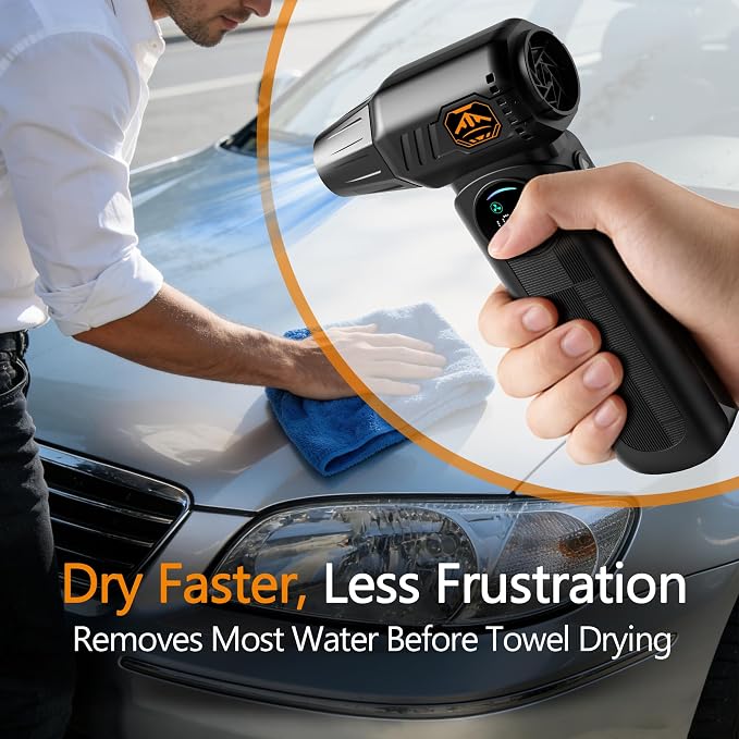 Compressed Air Duster 150000 RPM, Cordless Electric Air Blower - Image 5