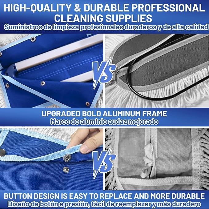 36" Commercial Dust Mop: Dry Dust Broom - Image 4