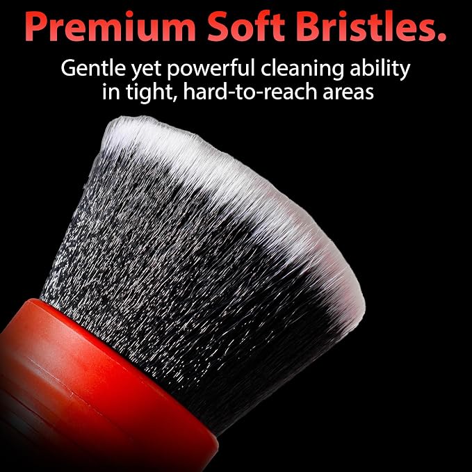 Adam's Polishes Large Multi-Purpose Detailing Brush Car Cleaning Brush Nylon - Image 3