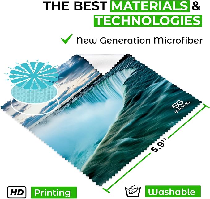 Microfiber Cleaning Cloth for Glasses - Image 2