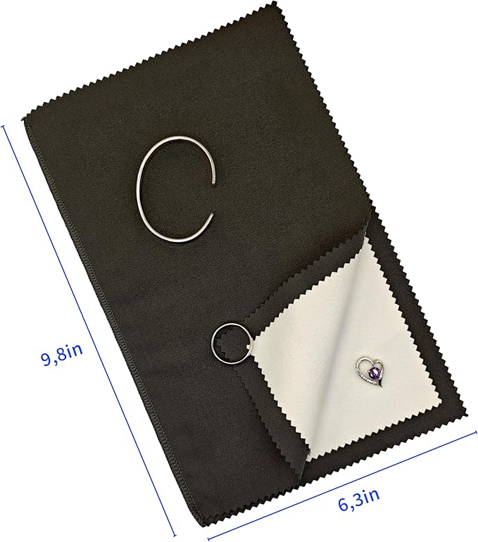2PCS Polishing Cleaning Cloth for Gold, and Platinum Jewelry, Eco Friendly - Image 6