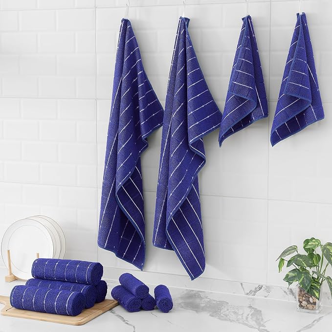 Homaxy Microfiber Kitchen Towels and Dishcloths Set, 20 Pack Soft and Absorbent - Image 8