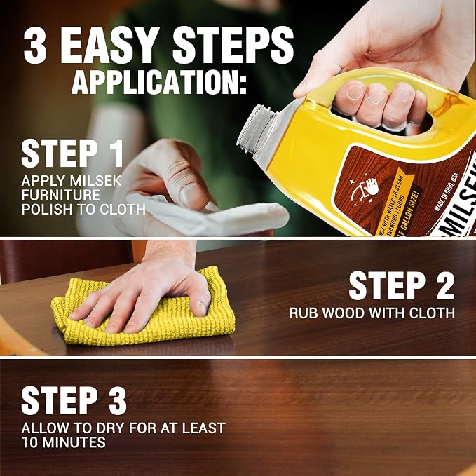 Milsek Furniture Polish and Wood Cleaner - Image 4