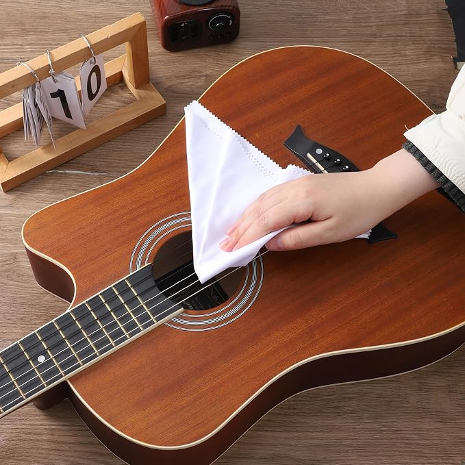TIESOME 6 Pack Guitar Cleaning Cloth, Trumpet & Sax, Lint Free Instrument - Image 5