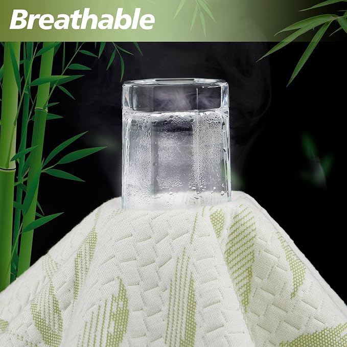Twin XL Mattress Protector Waterproof Mattress Pad Washable Bamboo Rayon - Image 4