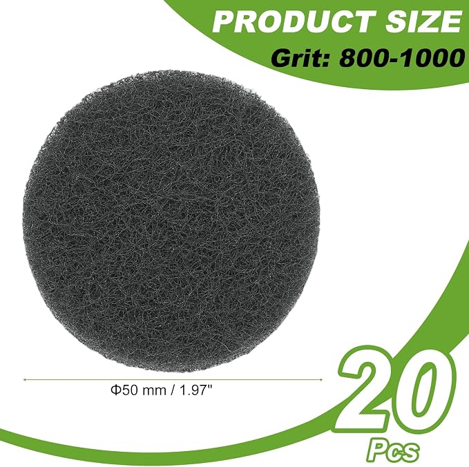 Power Scrub Pads, Scrubbing Pads 800 Grits Scouring Discs - Image 2