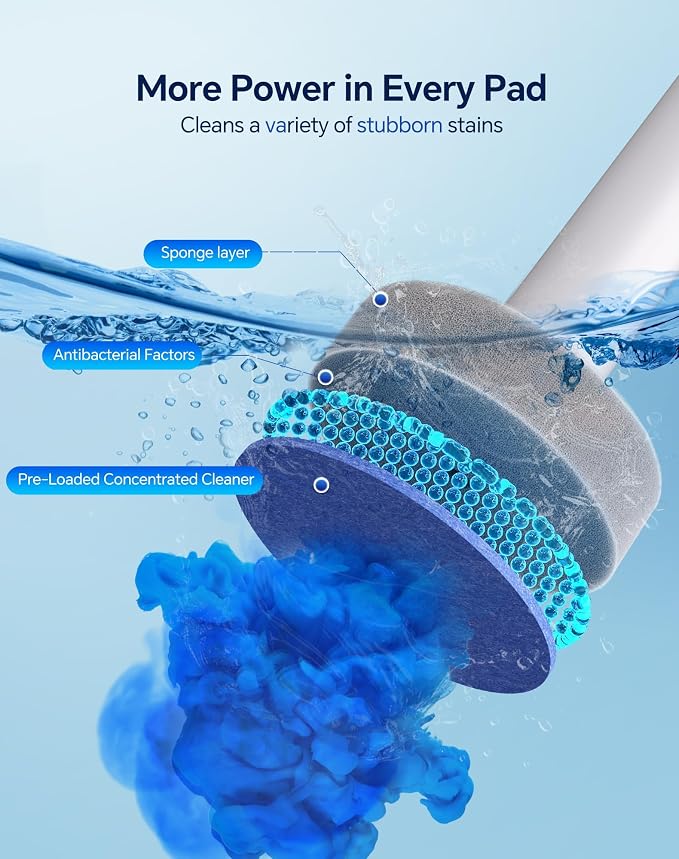 LFBEAR Disposable Toilet Brush Wand, Wall Mounted Toilet Cleaner Kit - Image 4
