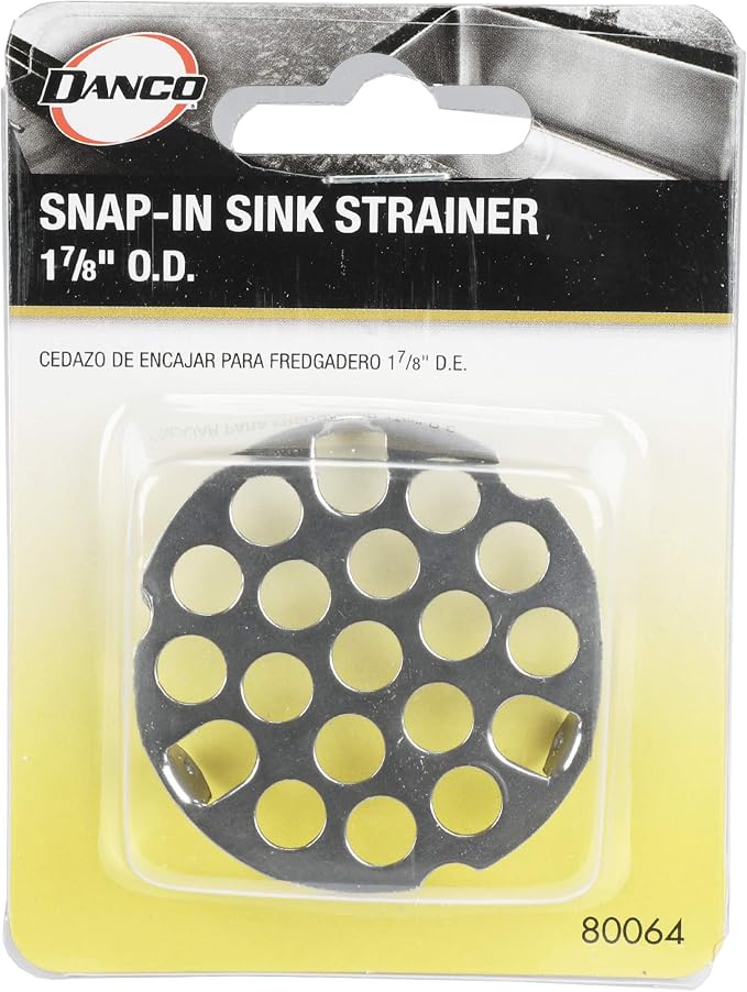Danco 80064 9D000 1-7/8 Snap-In Sink Strainer - Image 5