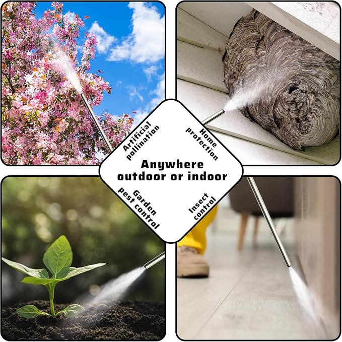 Diatomaceous Earth Powder Duster, Adjustable Powder Sprayer 24.5" to 44" - Image 6