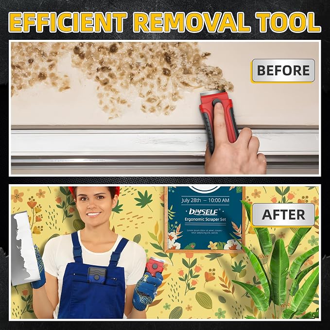 DIYSELF 1 Pack Razor Blade Scraper - Image 3