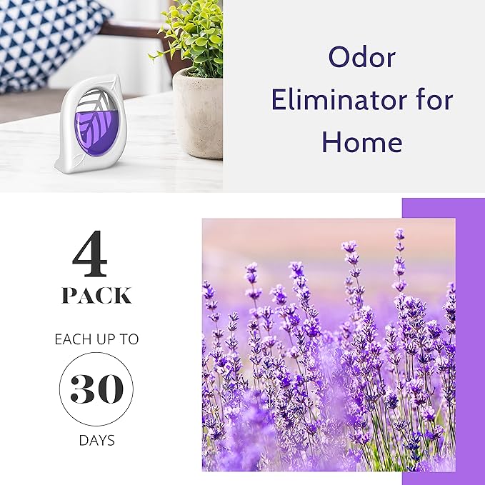 Air Freshener for Home, 4 Pack, Odor Eliminator for Small Area Closets Bathroom - Image 3
