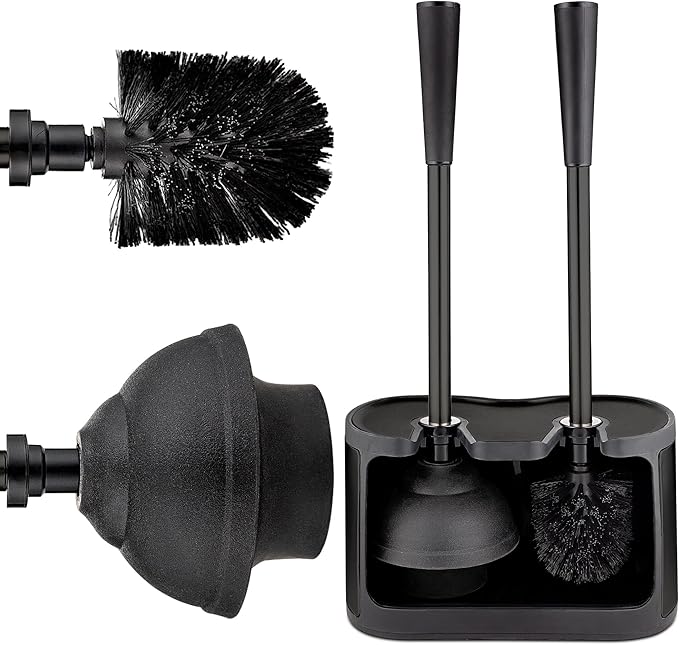 UMIEN Toilet Brush and Plunger Set 18-in - Image 4