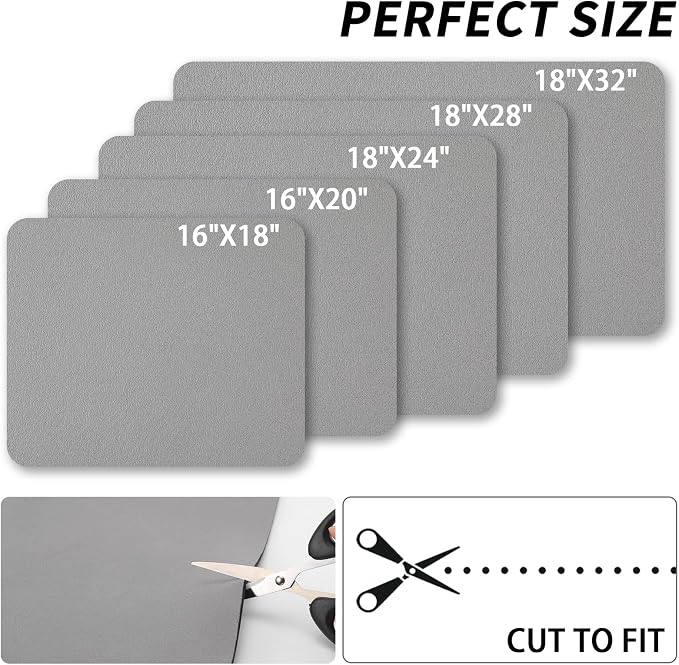 Dish Drying Mat for Kitchen Counter, Heat Resistant Drainer Mats - Image 6