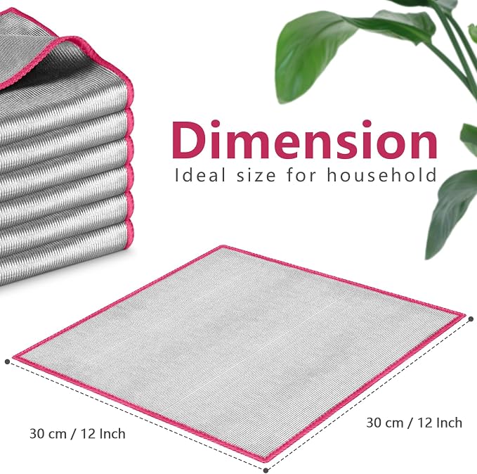 Airlab Glass Polishing Cloth Streak Free Miracle Microfiber Cleaning Cloth Lint - Image 5