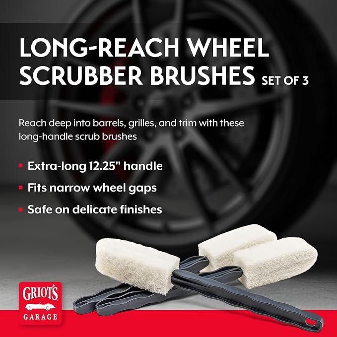 Griot's Garage Long-Reach Wheel Scrubber Brushes - Image 2