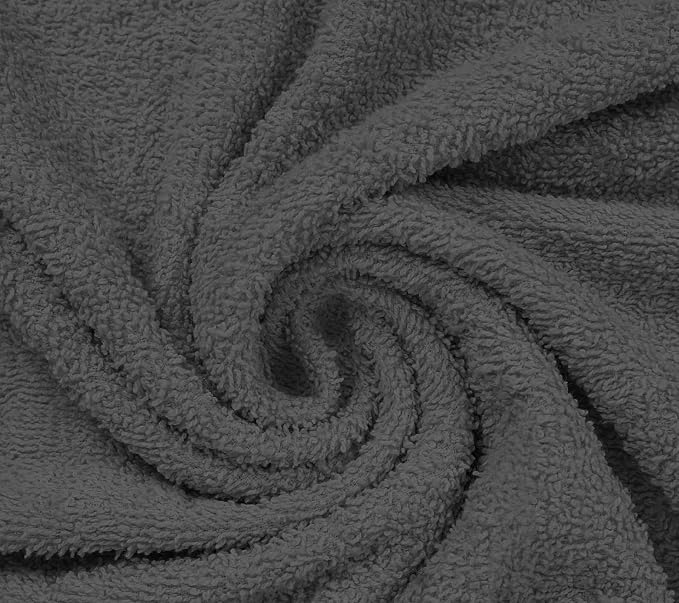 Basic Medium Bath Towels 24x48 Inches – Pack of 6 – Grey Color – Soft and - Image 9