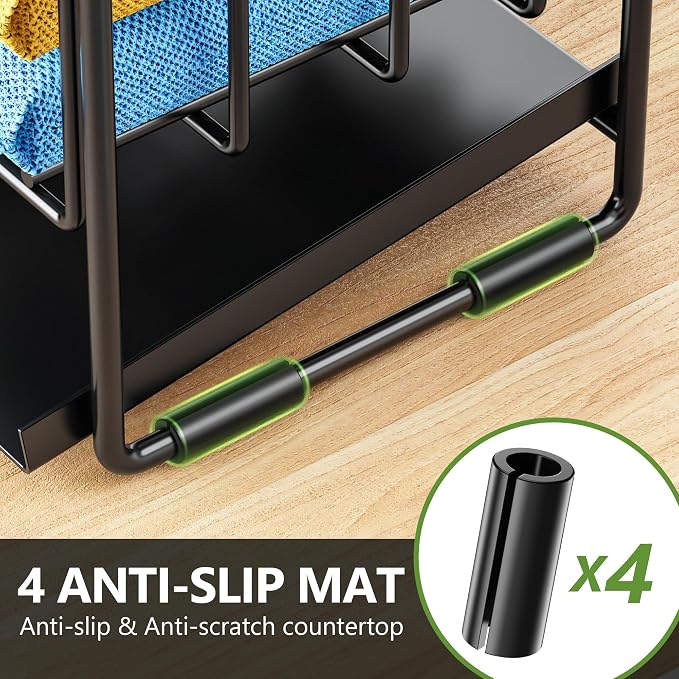 Cisily 2-Tier Kitchen Sink Caddy Organzier Rack - Image 5