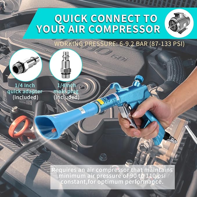 Tornado Dry Car Cleaning Gun Detailing Interior Dryer Air Blow Gun - Image 3